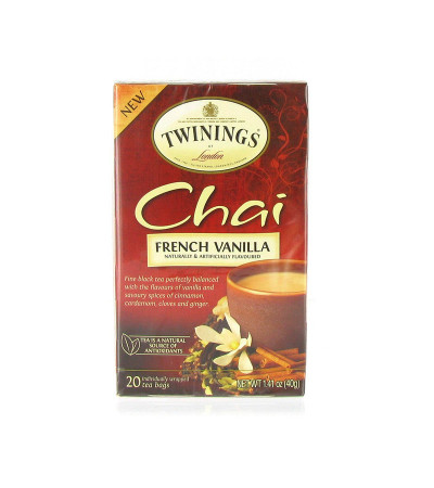 Twinings French Vanilla Chai Tea 20bg 1.41oz