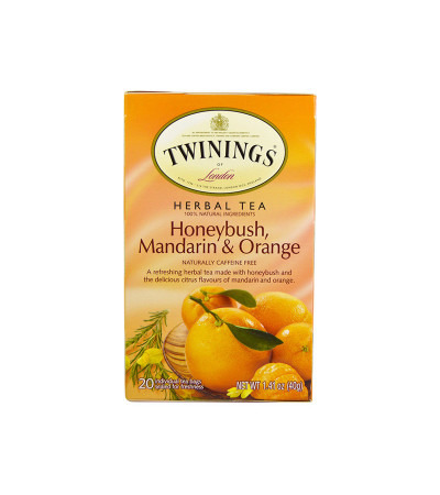 Twinings Decaf Honeybush/Mandarin Tea 20bg 1.41oz