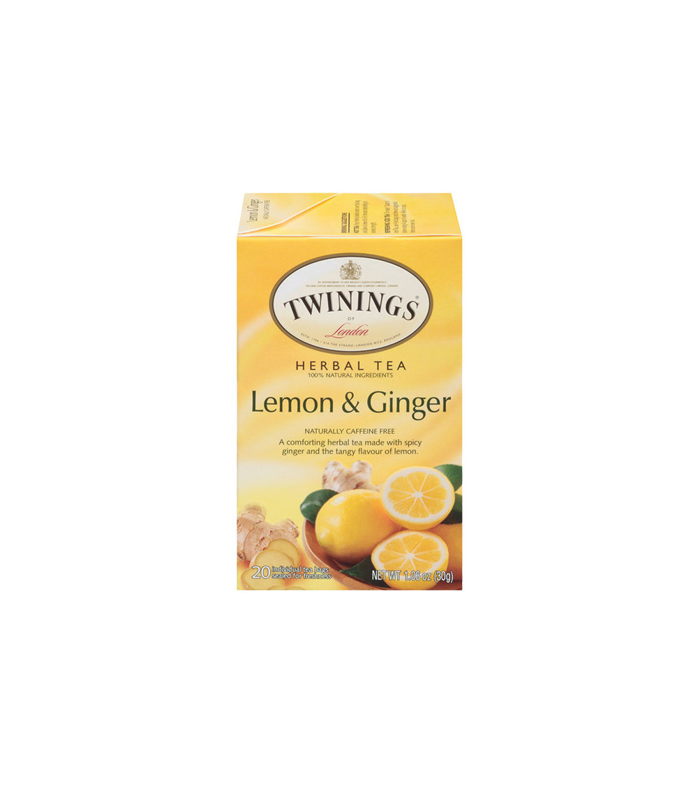 Twinings Lemon/Ginger Tea 20bg 1.06 oz