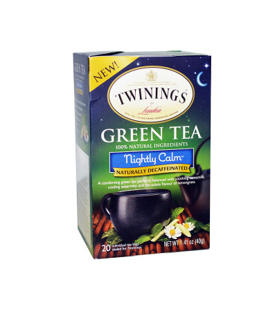 Twinings Green Tea Nighlty Calm 20bg 1.41oz