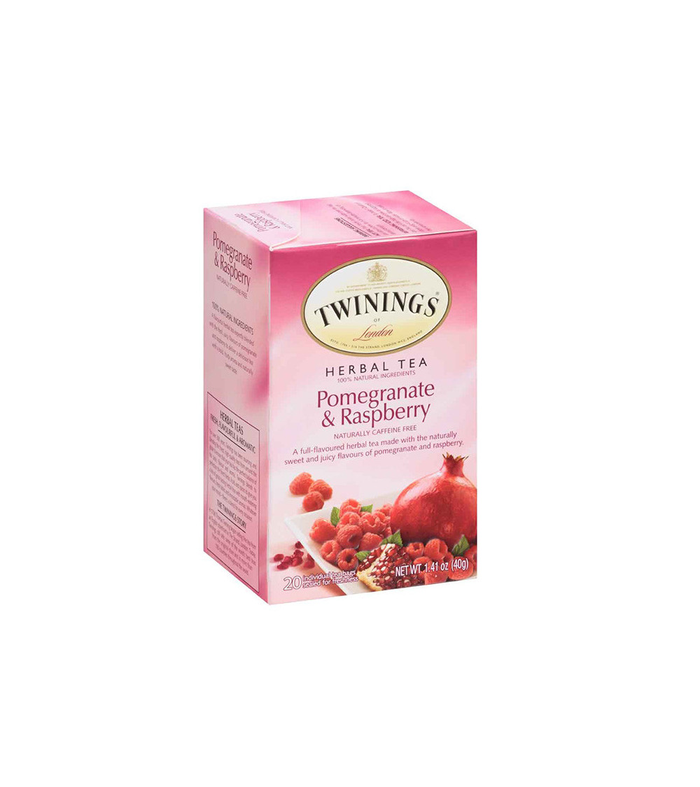 Twinings Decaf Pomegranate Raspberry Tea 20bg 1.41oz