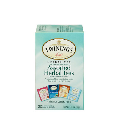 Twinings Decaf Assorted Herbal Tea 20bg 1.41oz