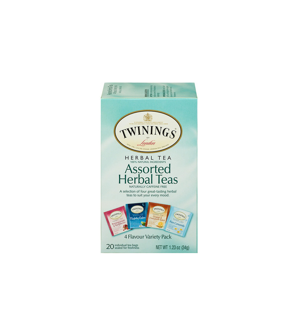 Twinings Decaf Assorted Herbal Tea 20bg 1.41oz