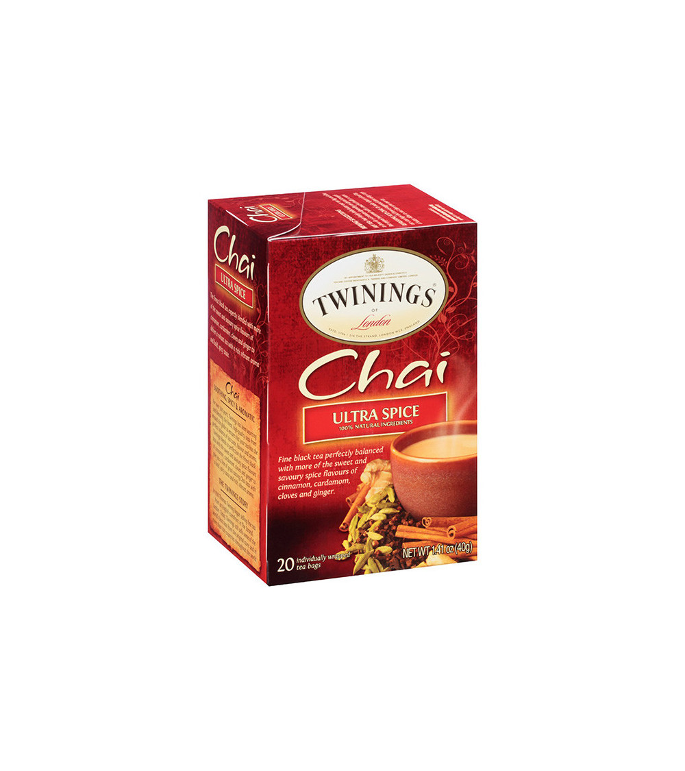 Twinings Ultra-Spice Chai Tea 20bg 1.41oz