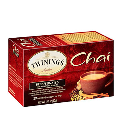 Twinings Decaf Chai Tea 20bg 1.41oz