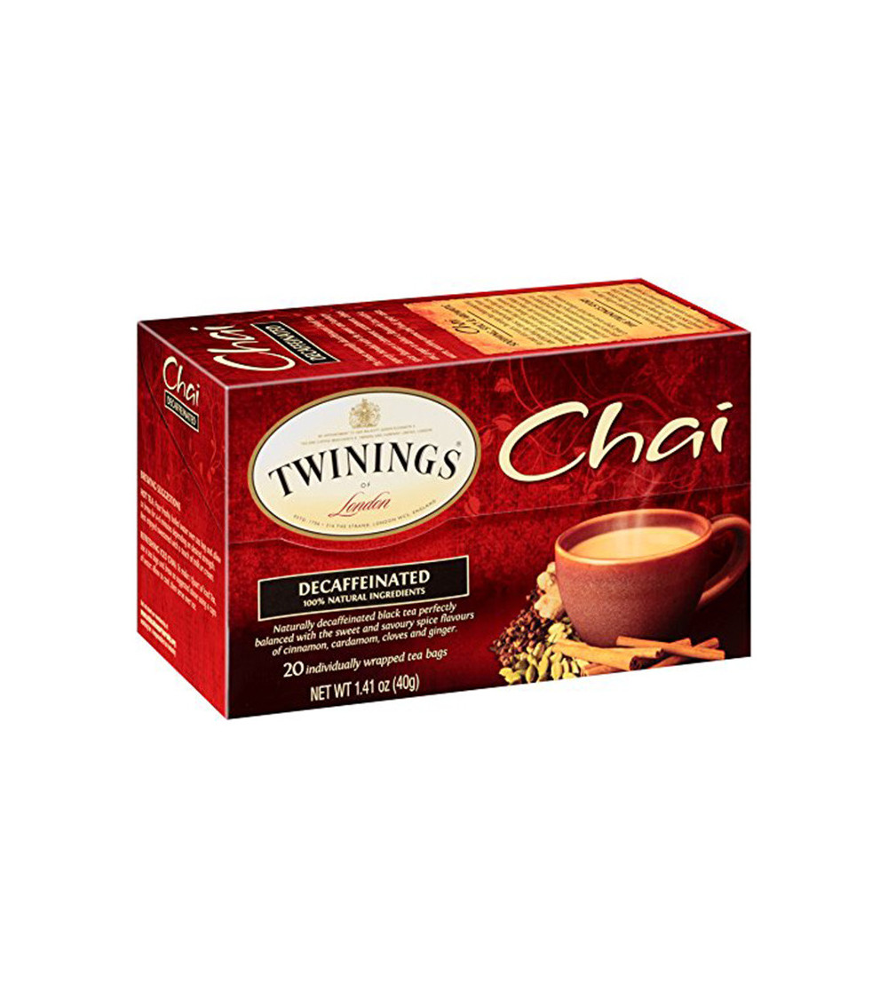 Twinings Decaf Chai Tea 20bg 1.41oz