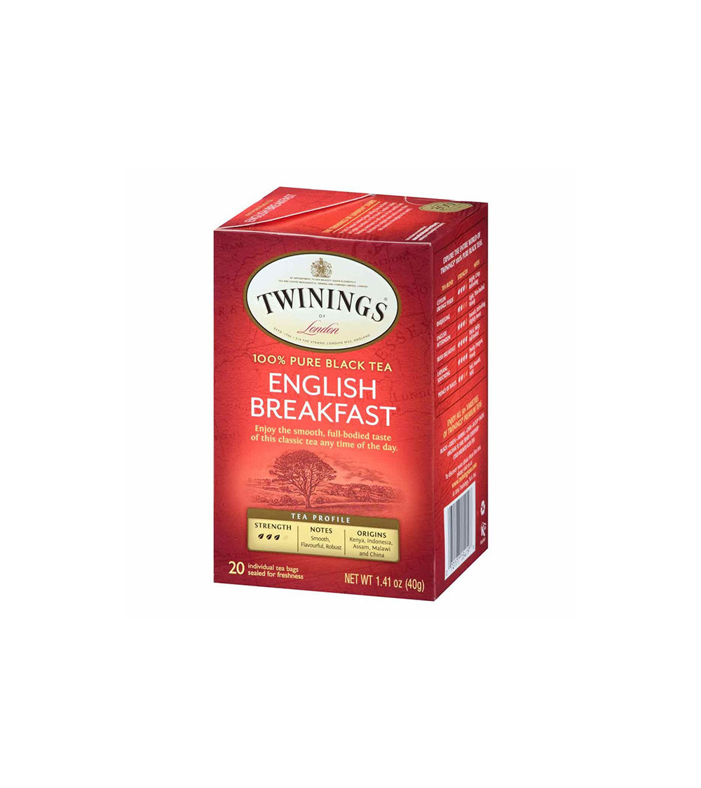 Twinings English Breakfast Tea 20bg 1.41oz