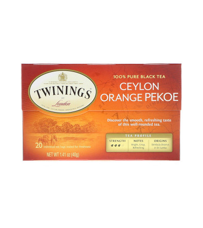 Twinings Ceylon Tea 20bg 1.41oz