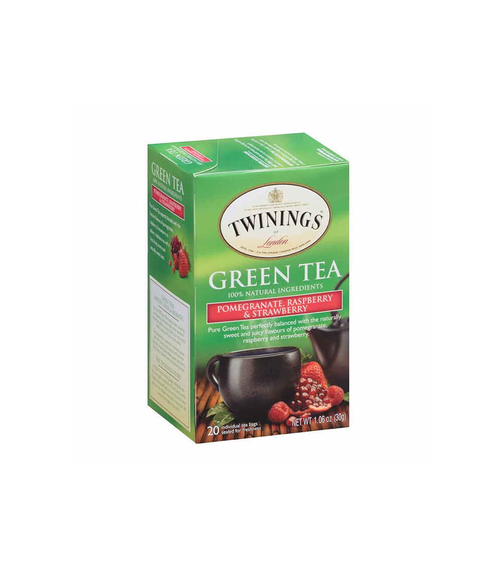 Twinings Green Pomegranate, Raspberry & Strawberry Tea 20bg 1.41oz