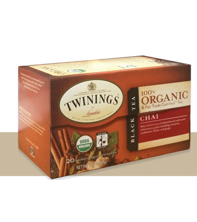Twinings Organic Chai Tea 20bg 1.41oz