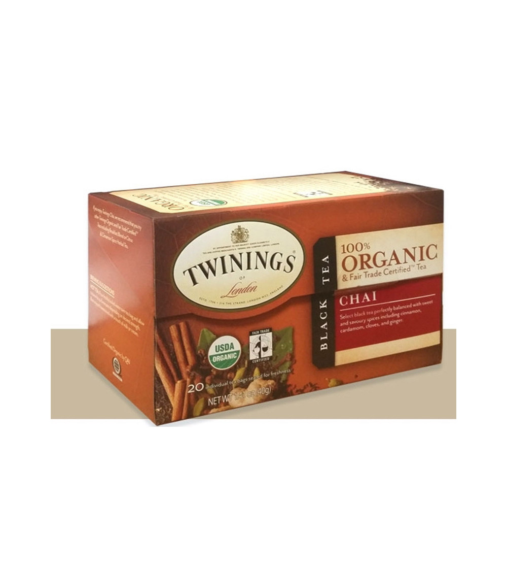 Twinings Organic Chai Tea 20bg 1.41oz