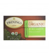 Twinings Organic Pure Green Tea 20bg 1.27oz