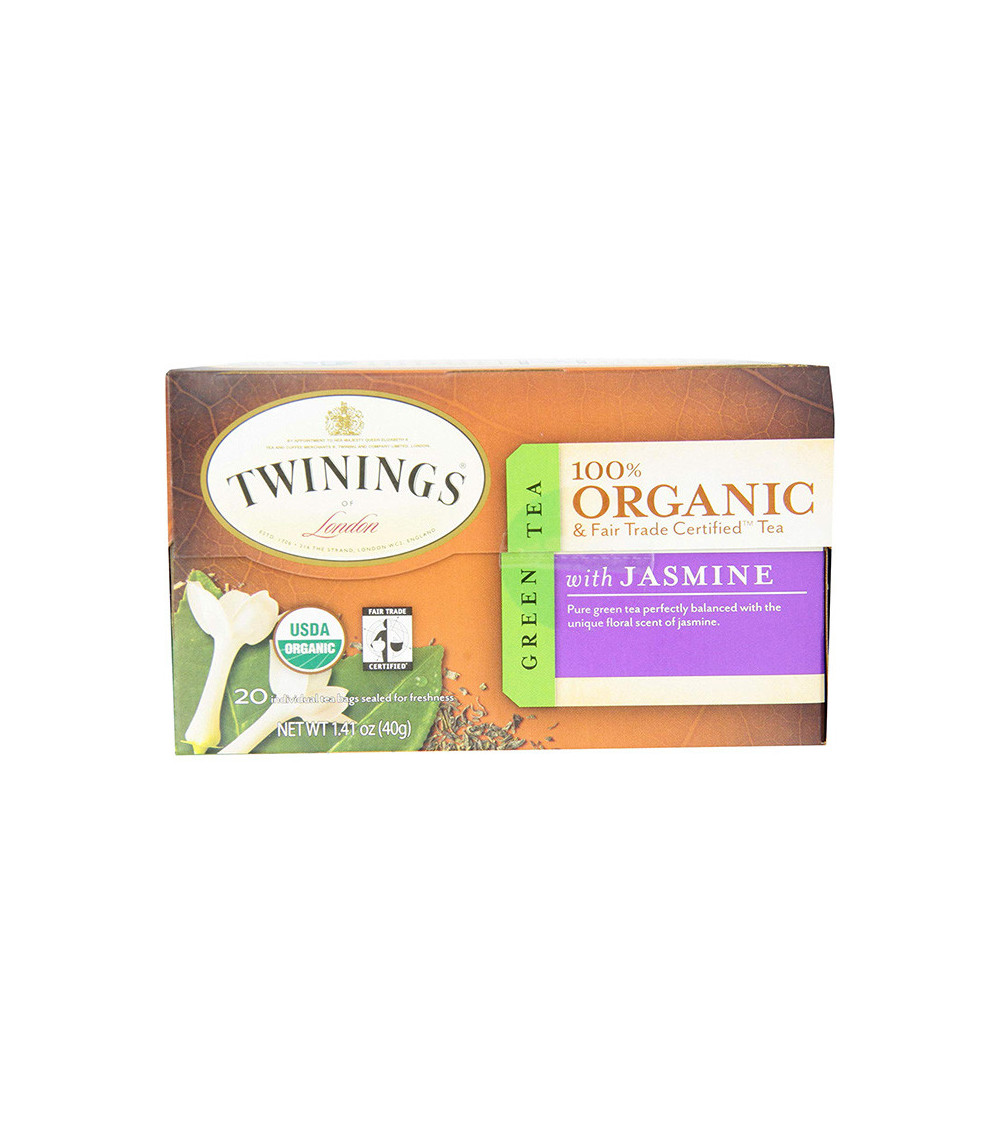 Twinings Organic Green Jasmine Tea 20bg 1.41oz