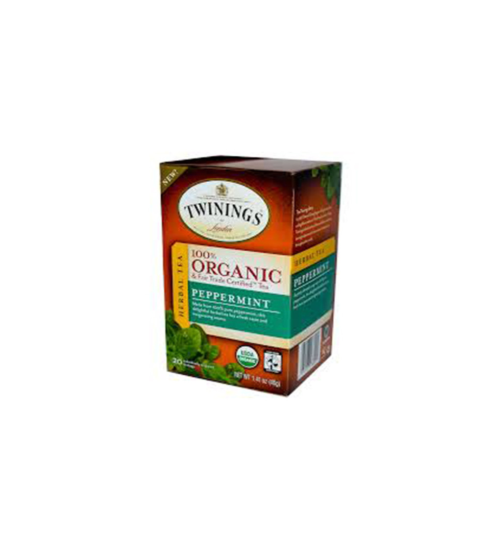 Twinings Organic Peppermint Tea 20bg 1.27oz