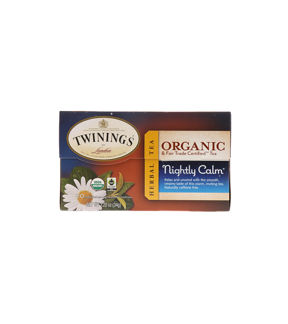 Twinings Organic Nightly Calm Tea 20bg 1.27oz