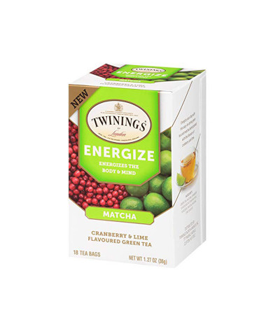 Twinings Wellness Matcha - Cranberry & Lime 18Bg 1.27 oz