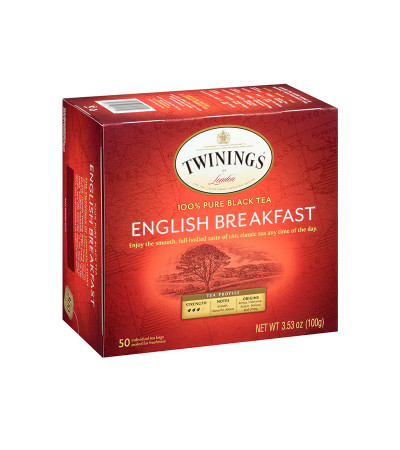 Twinings English Breakfast Tea 50bg 3.5oz