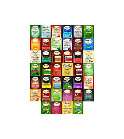 Twinings 72ct Shipper Green Traditional: Green/Green Decaf/Green Jasmine
