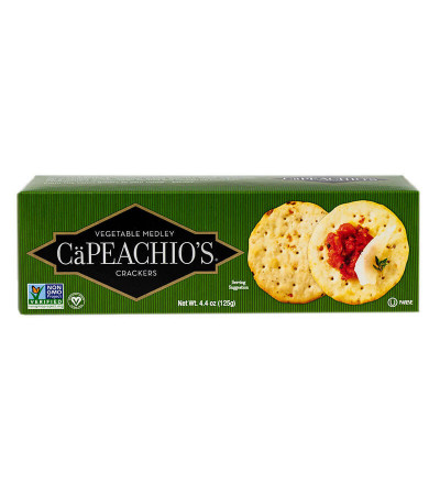 Capeachios Veggie Medley Cracker 4.4oz