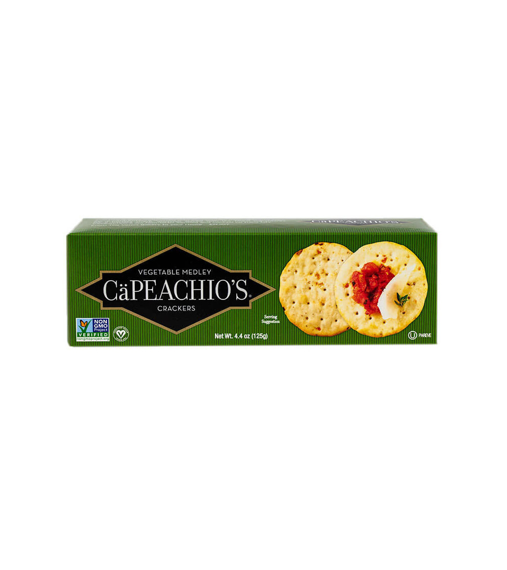 Capeachios Veggie Medley Cracker 4.4oz