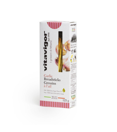 Vita Vigor Garlic Grissini Breadsticks 4.4oz