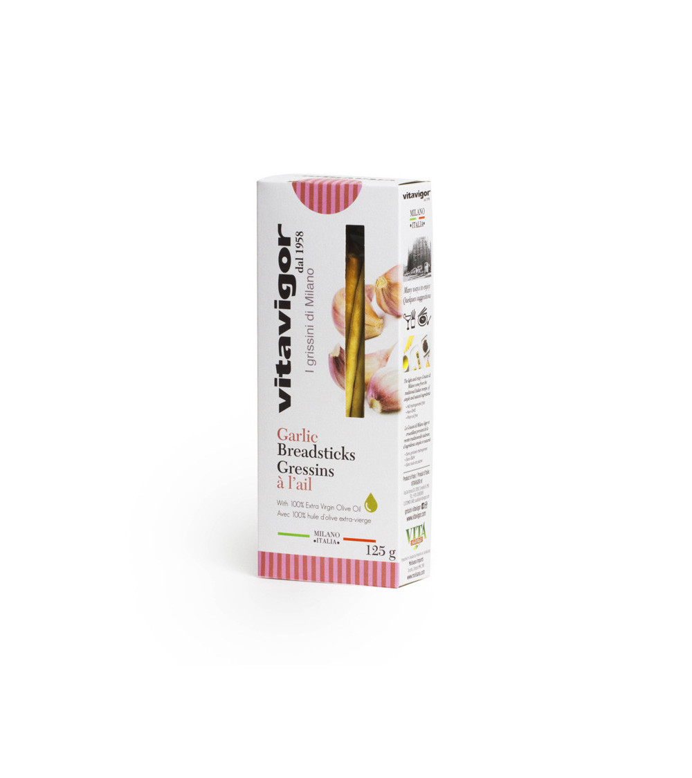 Vita Vigor Garlic Grissini Breadsticks 4.4oz