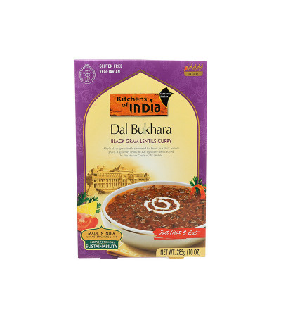 Kitchens Of India Dal Bukura-Black Lentil Curry 10oz
