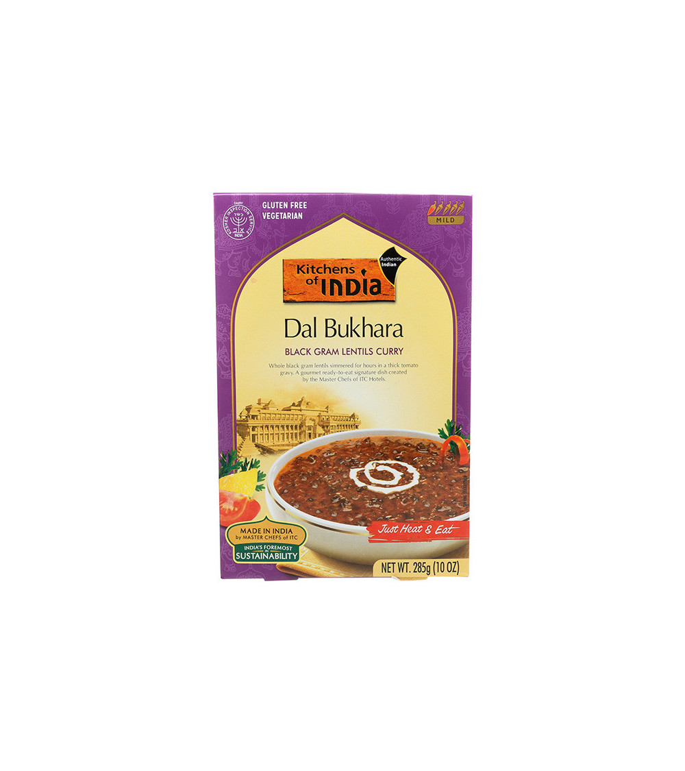 Kitchens Of India Dal Bukura-Black Lentil Curry 10oz