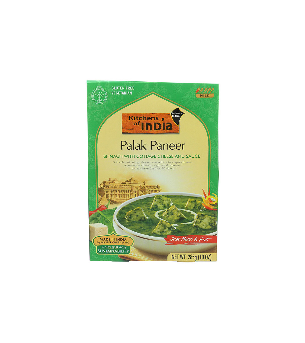 Kitchens Of India Palak Paneer-Spinach/Cottage Cheese & Sauce 10oz