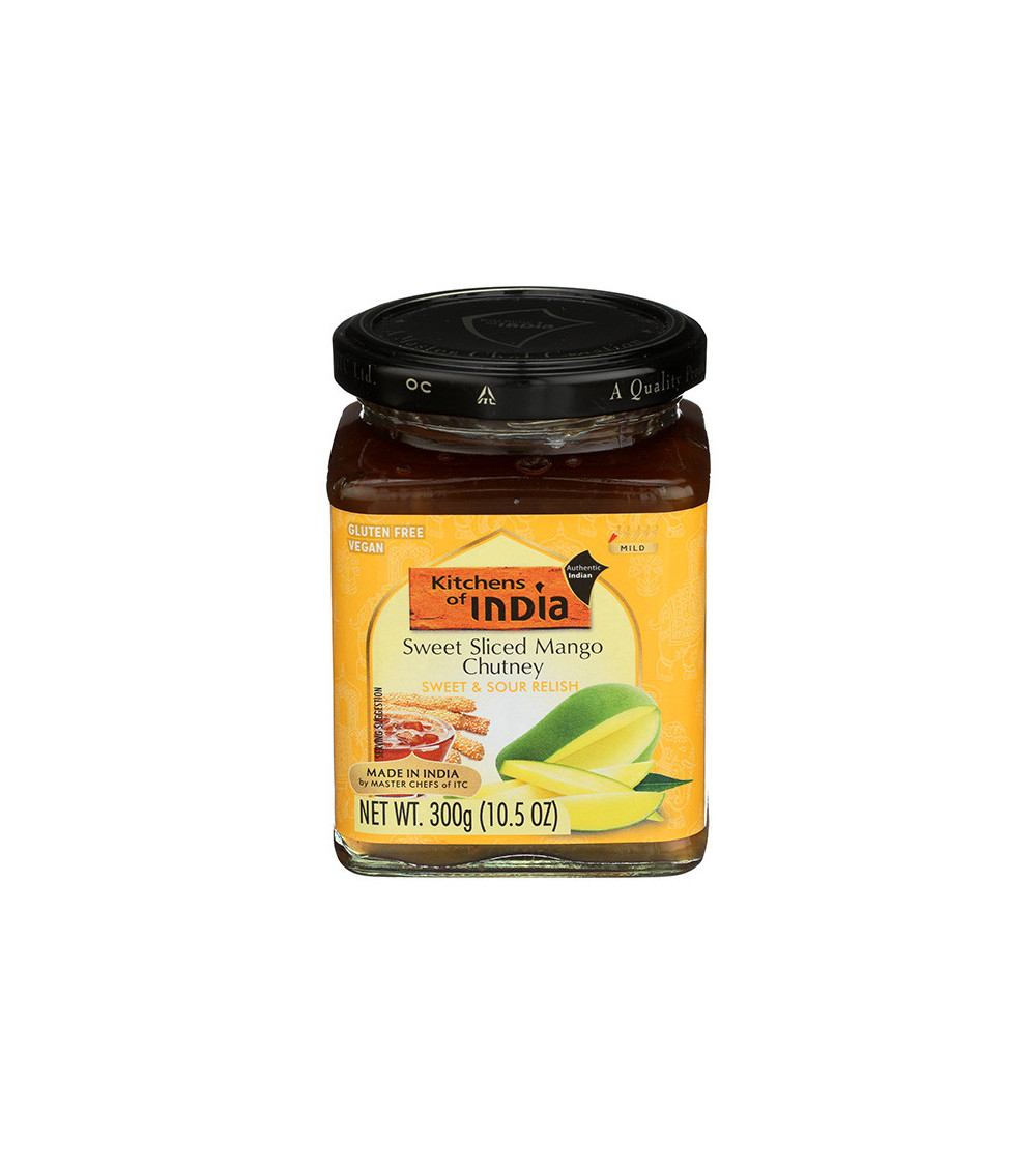 Kitchens Of India Sweet Slice Mango Chutney 10.5oz