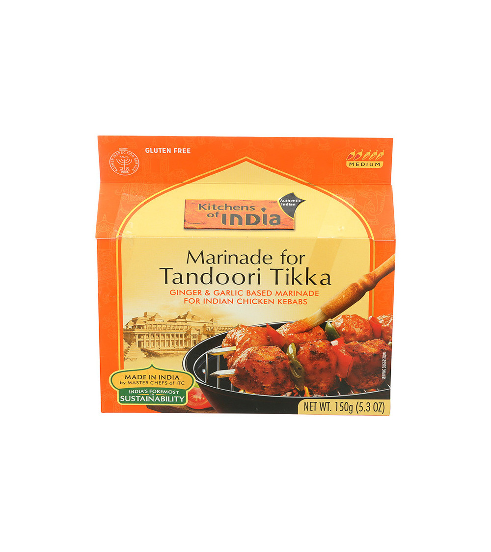 Kitchens Of India Tandoori Tikka Marinade-Ginger Garlic Chicken Kebabs 5.3oz