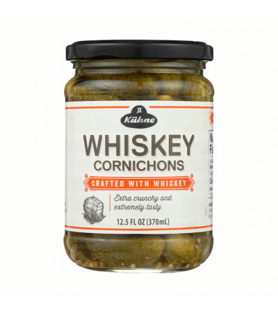 Kuhne Whiskey Cornichons 12.5oz