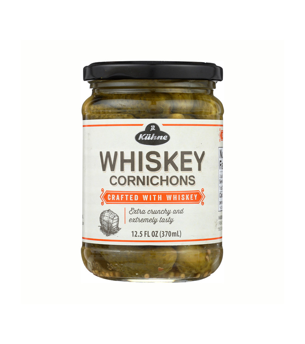Kuhne Whiskey Cornichons 12.5oz