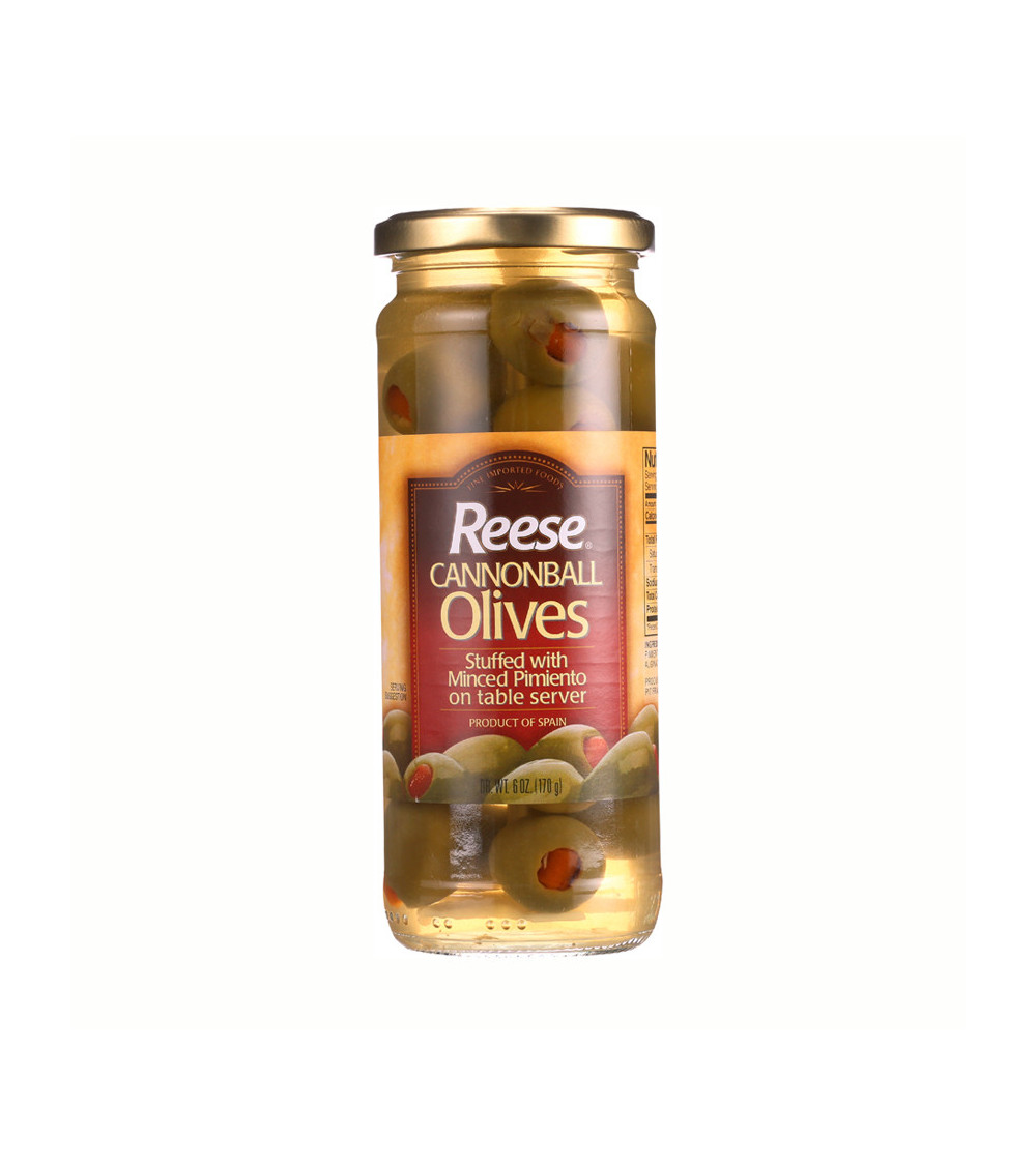 Reese Cannonball Olives Stuffed Pimento 6oz