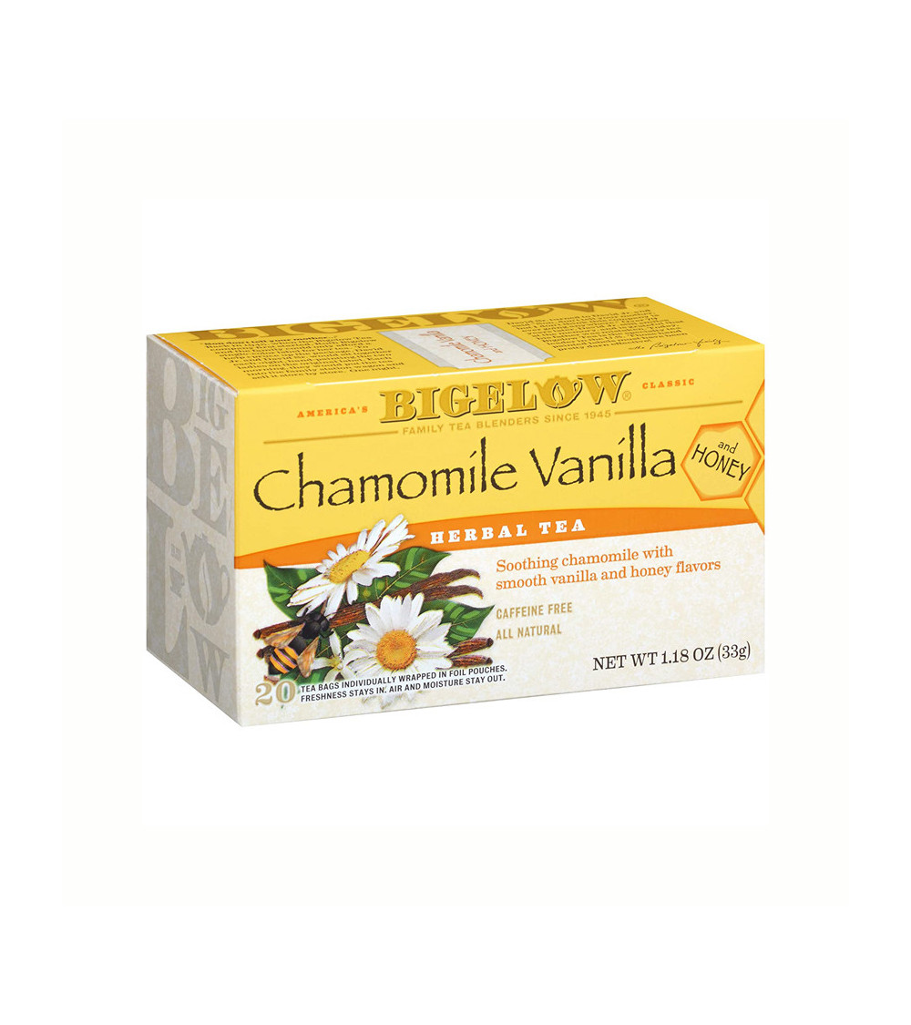 Bigelow Chamomile Vanilla and Honey Tea 20bg 1.28 oz