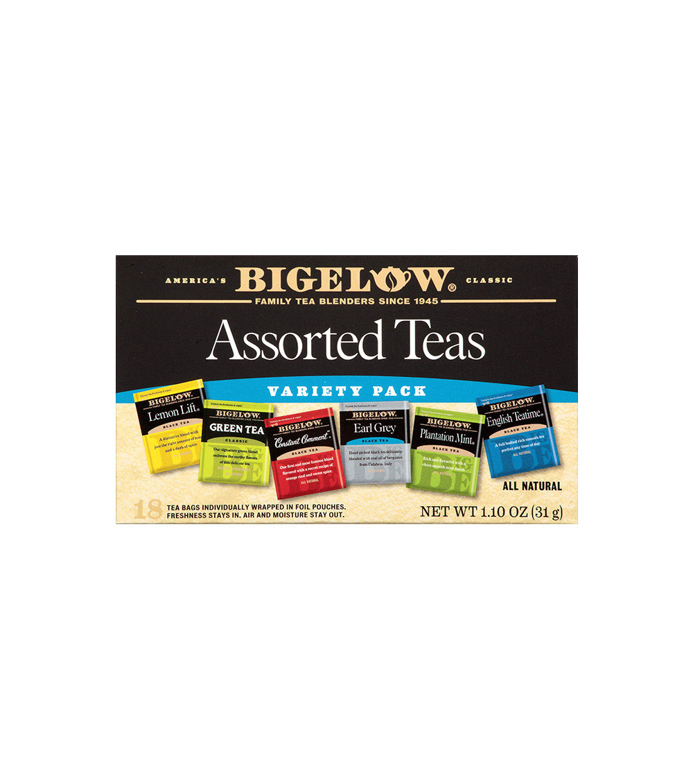 Bigelow Six Assorted Black Tea 18bg 1.10 oz