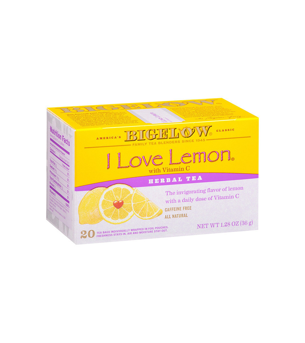 Bigelow I Love Lemon w/Vitamin C Tea 20bg 1.28 oz
