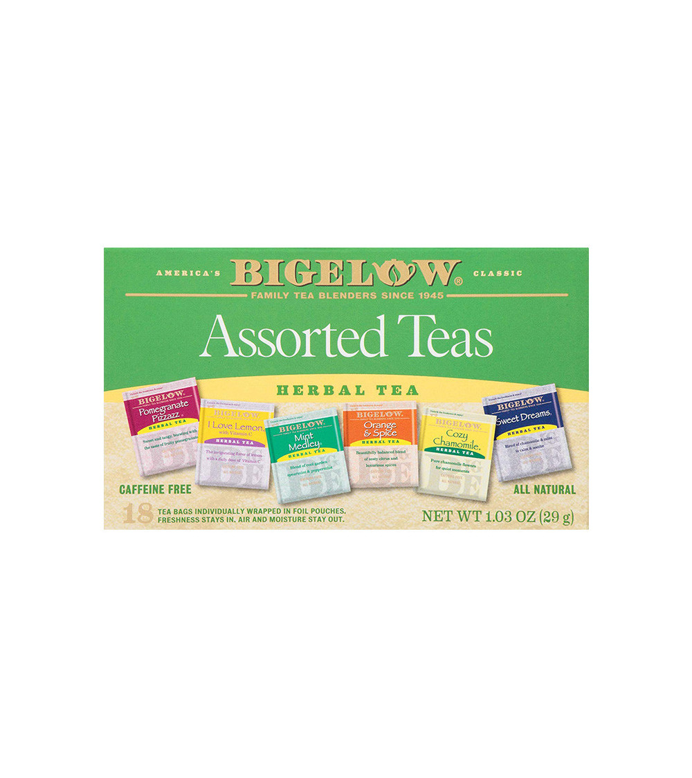 Bigelow Six Assorted Herbs Tea 18bg 1.03 oz