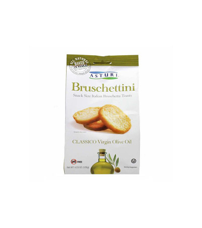 Asturi Bruschettini Classic EVOO 4.23oz Bag