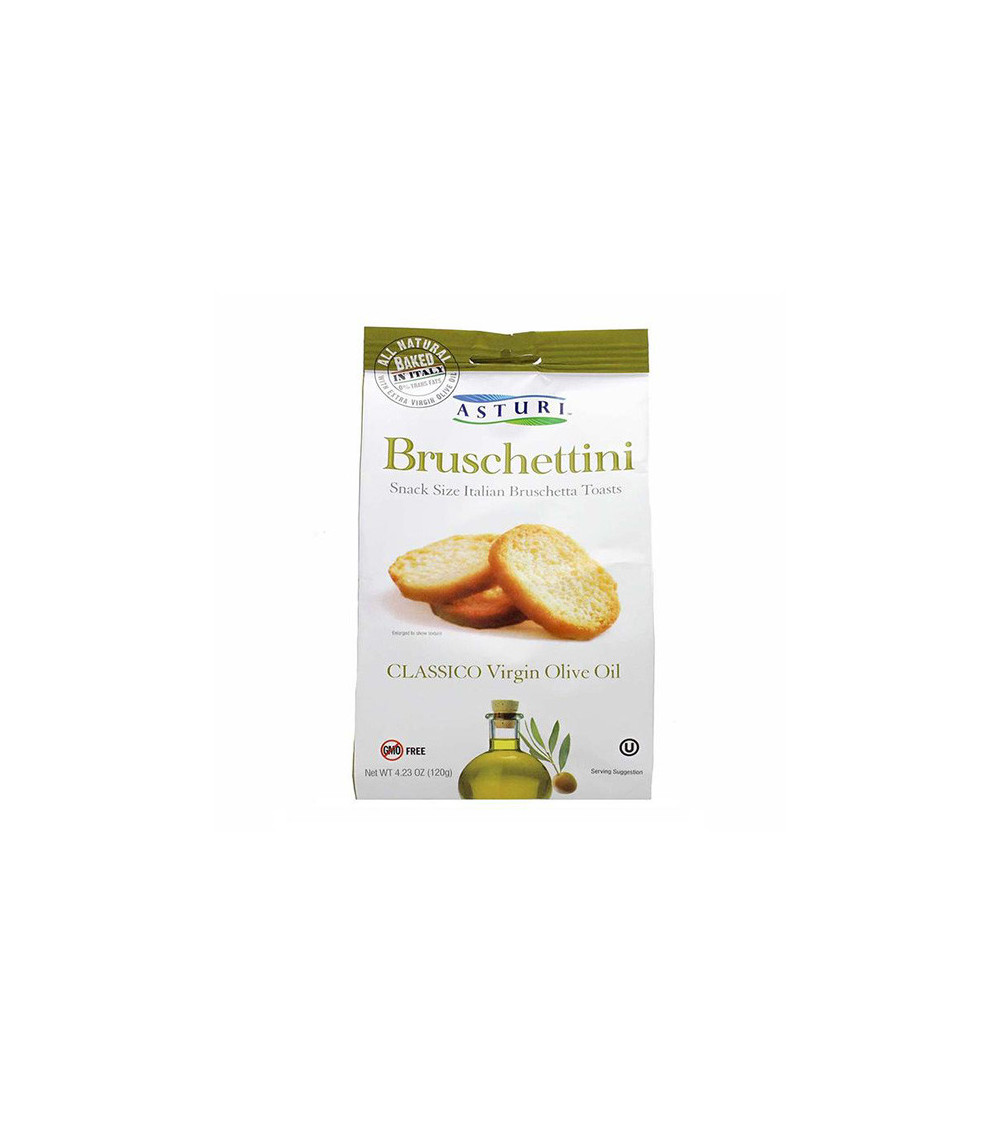 Asturi Bruschettini Classic EVOO 4.23oz Bag