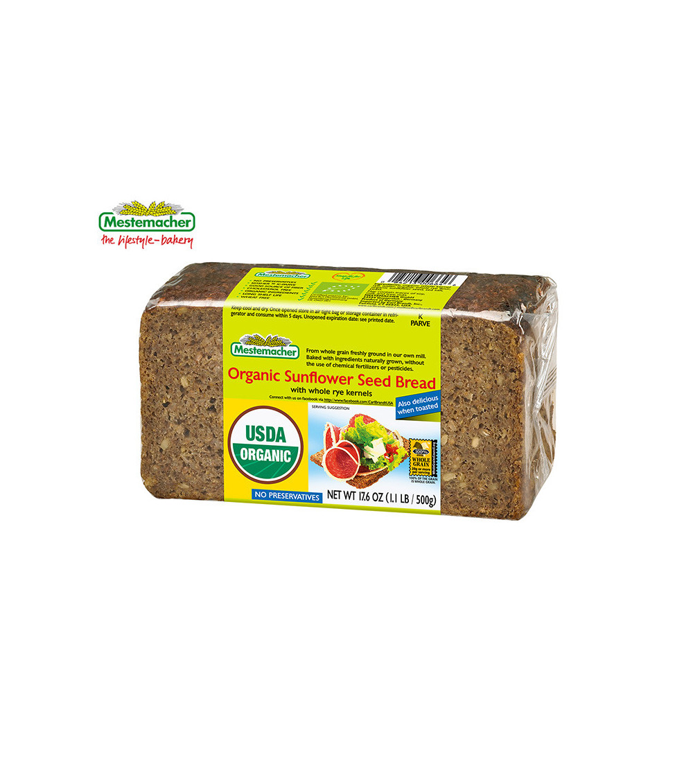 Mestemacher Bread Sunflower Seed 17.6oz