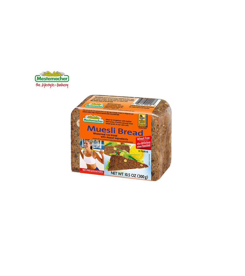 Mestemacher Bread Muesli Squares 10.5oz