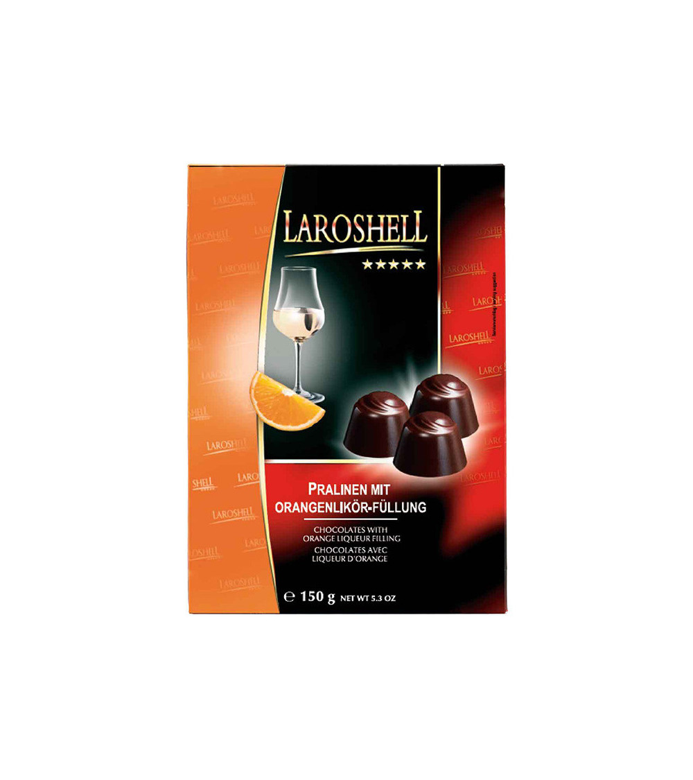 Laroshell Orange Liqueur Chocolates 5.3oz