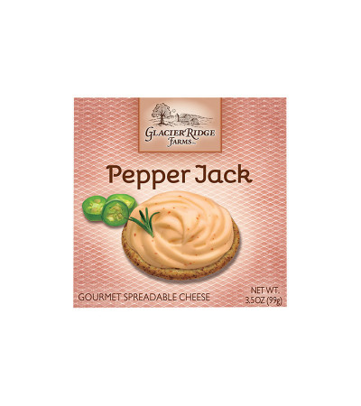 Glacier Ridge Farms Cheese Spread Pepper Jack 3.5oz