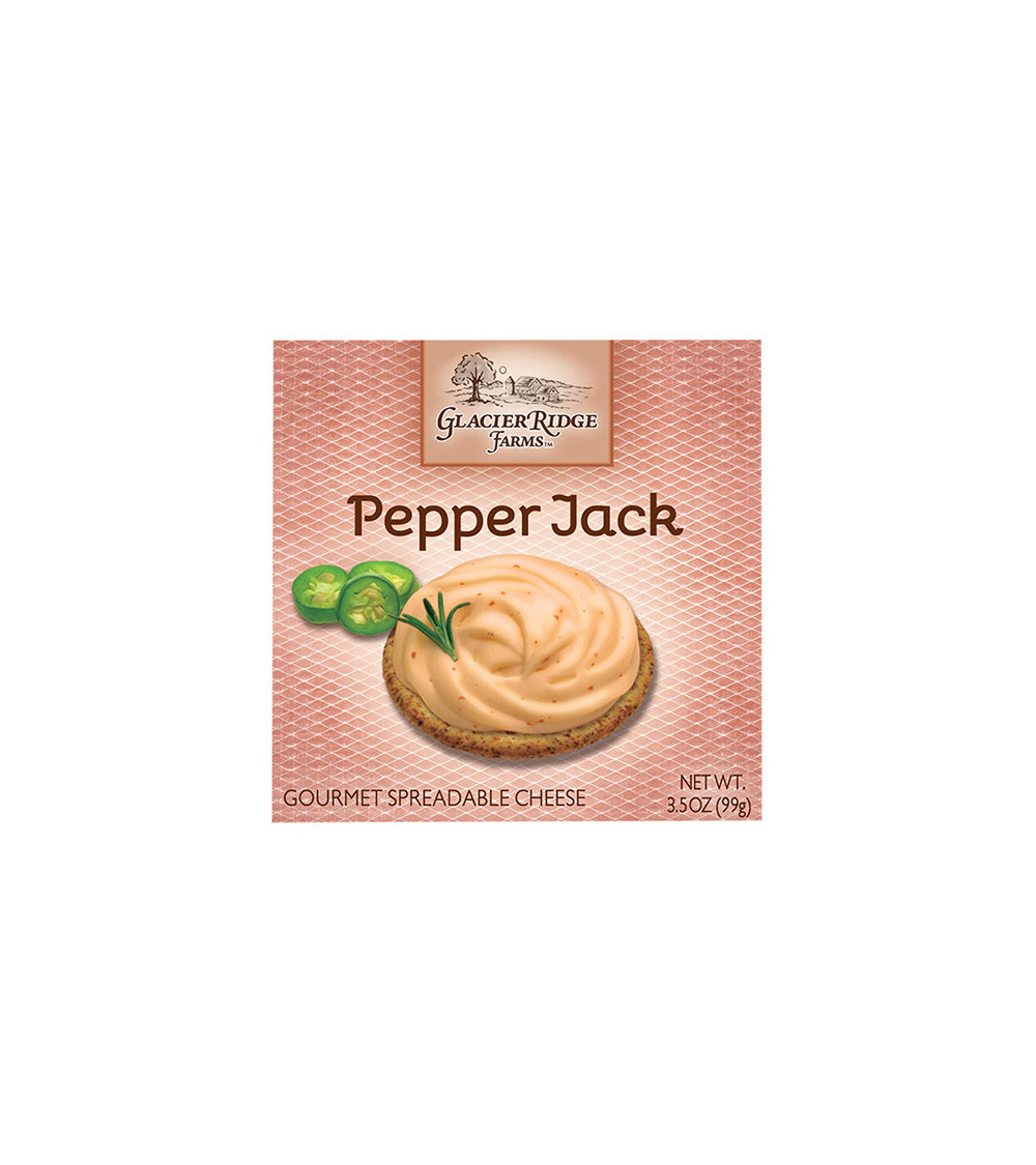 Glacier Ridge Farms Cheese Spread Pepper Jack 3.5oz