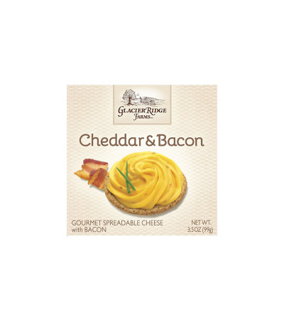 Glacier Ridge Farms Cheese Spread Cheddar & Bacon 3.5oz