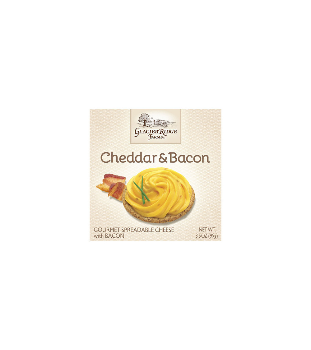 Glacier Ridge Farms Cheese Spread Cheddar & Bacon 3.5oz