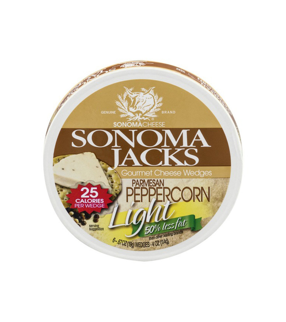 Sonoma Jack Parmesan Peppercorn Wedges 4oz