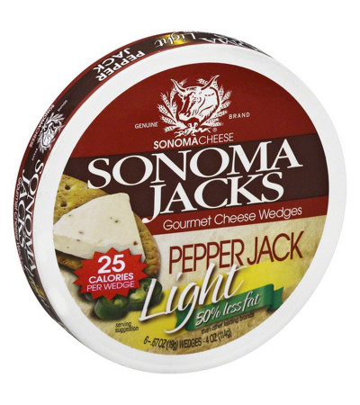 Sonoma Jack Pepper Jack Wedges 4oz