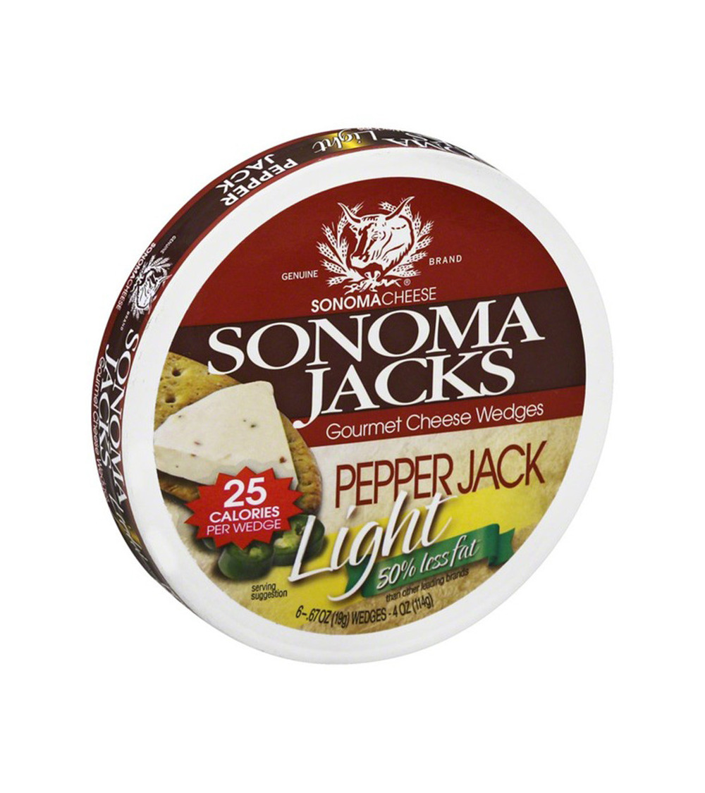 Sonoma Jack Pepper Jack Wedges 4oz